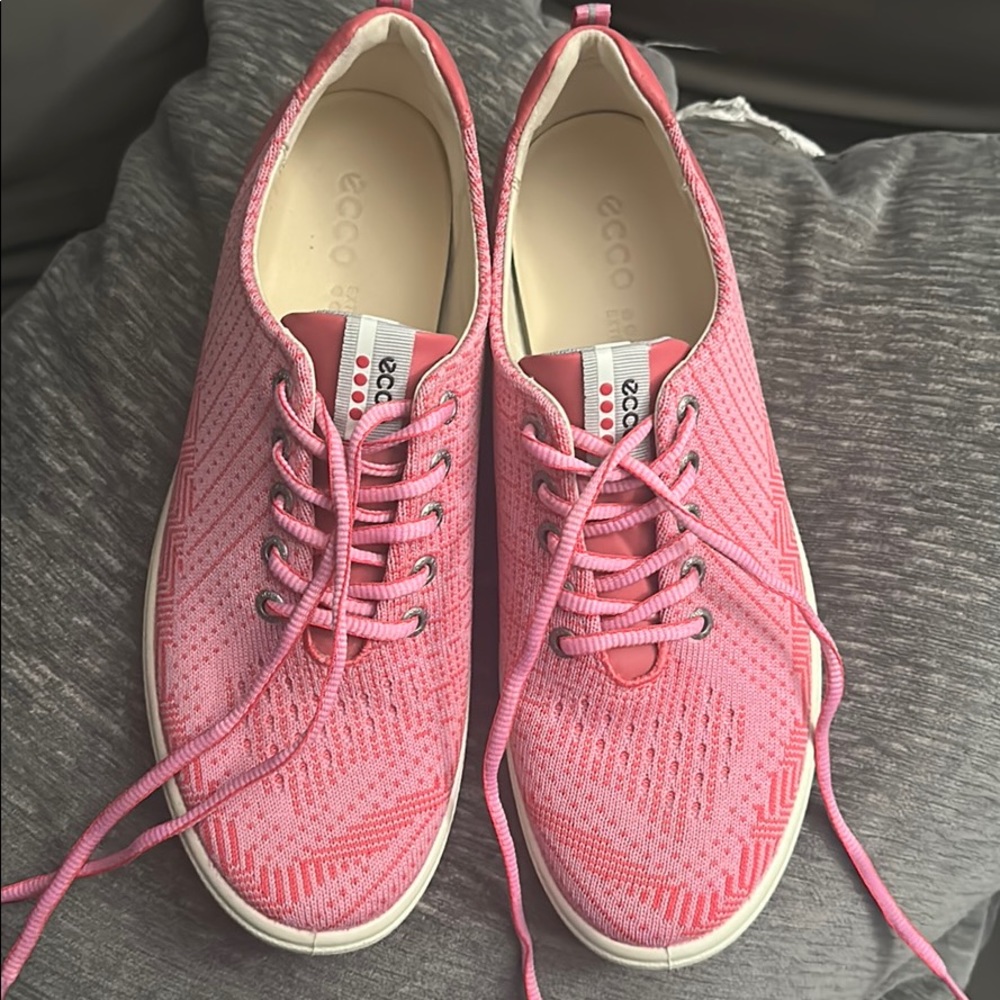 Ecco Golf Casual Hybrid Knit Women’s shoes pink